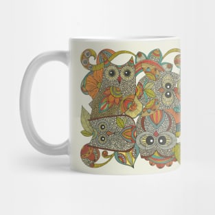 4 little owls Mug